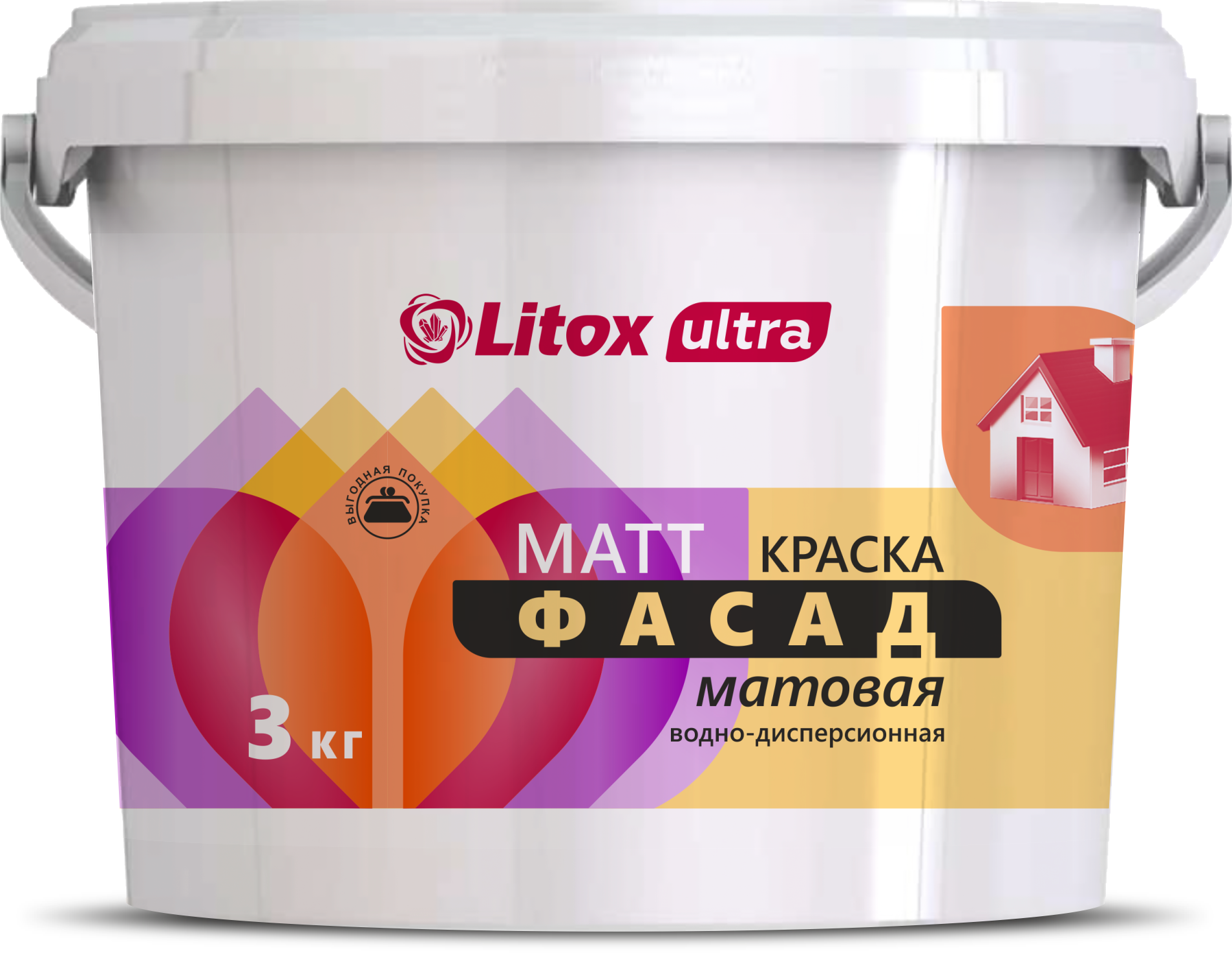 Краска LITOX "ULTRA MATT ФАСАД"