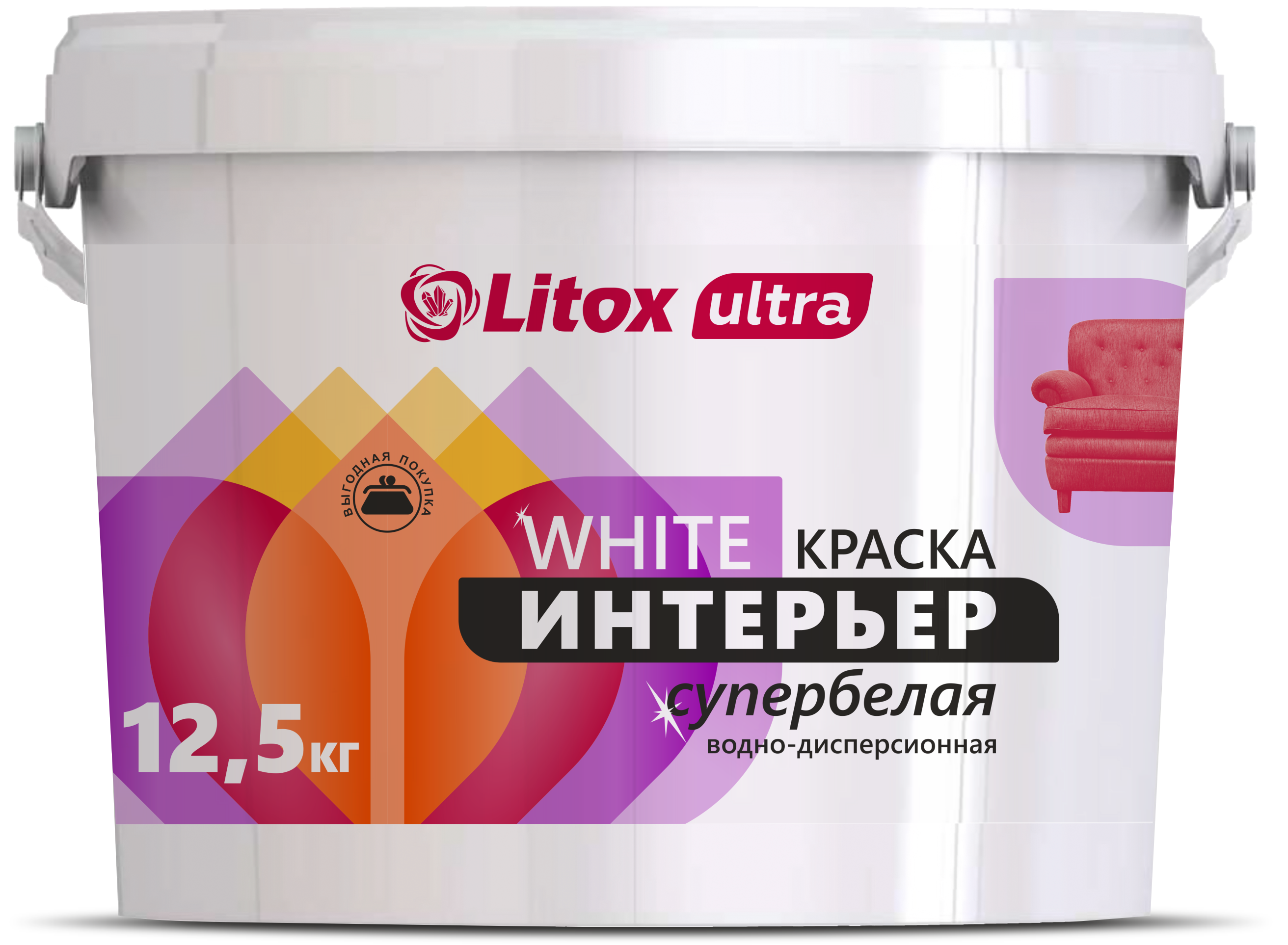 Краска LITOX "ULTRA WHITE ИНТЕРЬЕР"