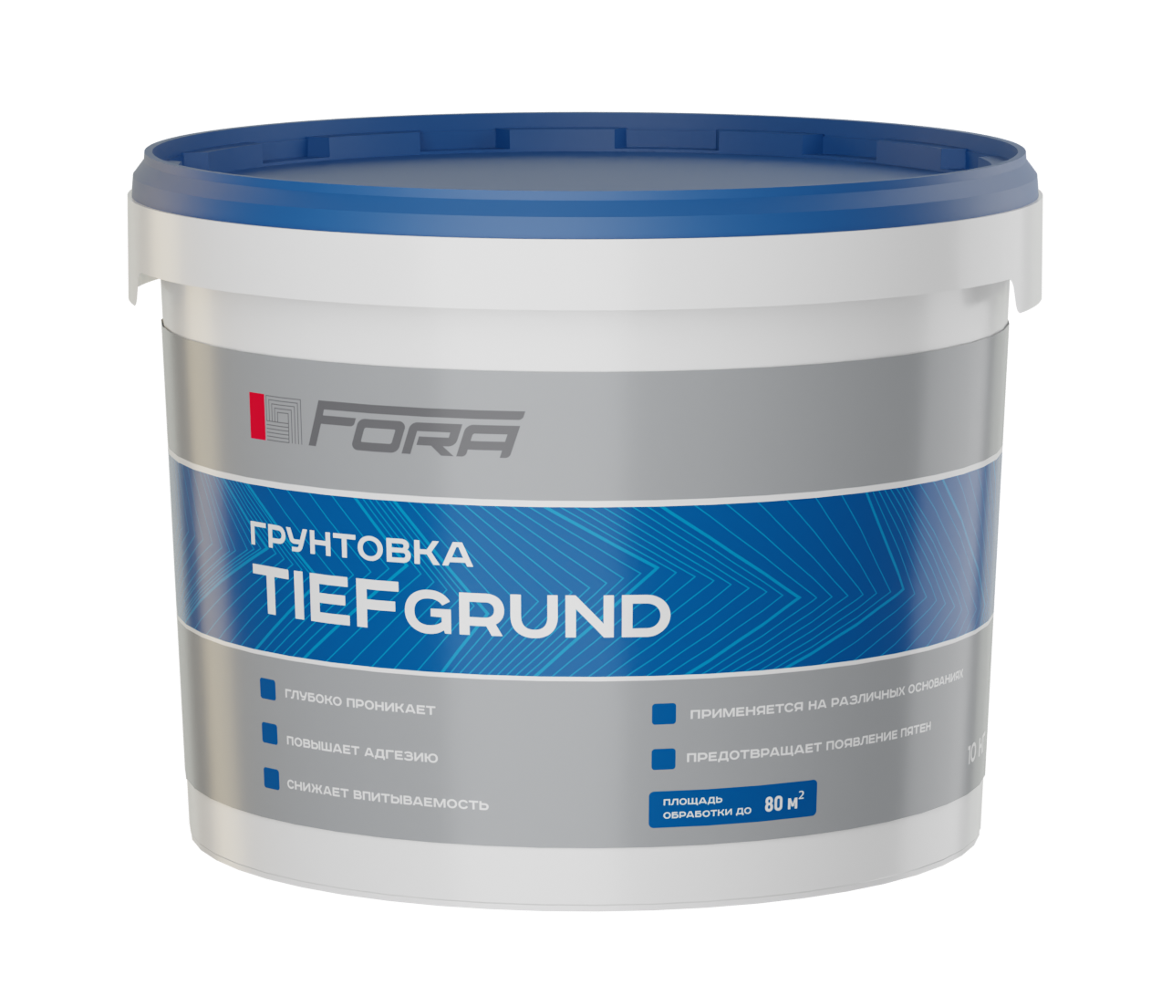 Грунтовка укрепляющая глубокого проникновения "TIEFGRUND" FORA
